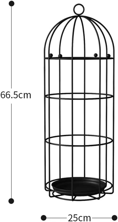 Decorative Iron Umbrella Stand Home Metal Bracket Household Supplies Storage Rack(E)