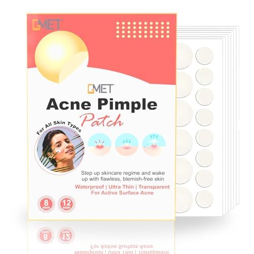 36 Hydrocolloid Acne/Pimple Patch for Face | Absorbs Pus, Pimple Healing & Spot Clearing Patch | Waterproof & Transparent Skin Stickers for Men & Women, All Skin Types (PAck of 1)