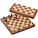 Produktbild Philos 2626 - Schach, Schachspiel, Schachkassette Walnuss groß, Feld 42 mm, Königshöhe 80 mm, Holz
