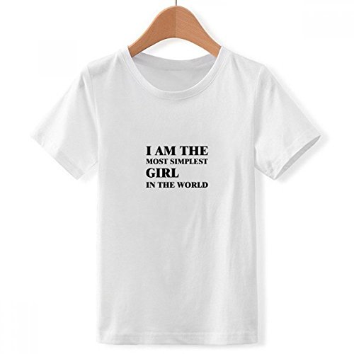 T-shirt ras du cou blanc pour garcon grand multicolore imprimé DIYthinker