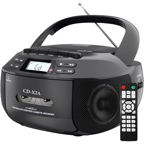 Design audio stereo: dotato di doppi altoparlanti da 3 W, offre un suono stereo chiaro ed equilibrato, compatibile con dischi CD-R e CD-RW in formati MP3/WMA per l'ascolto domestico o all'aperto.