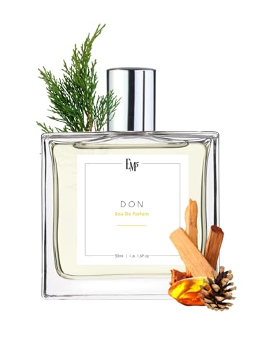 Image of EM5 Don Perfume for Men | Woody Powdery Warm Spicy Fragrance | 50ml Eau de Parfum Spray | Luxury Gift for Him
