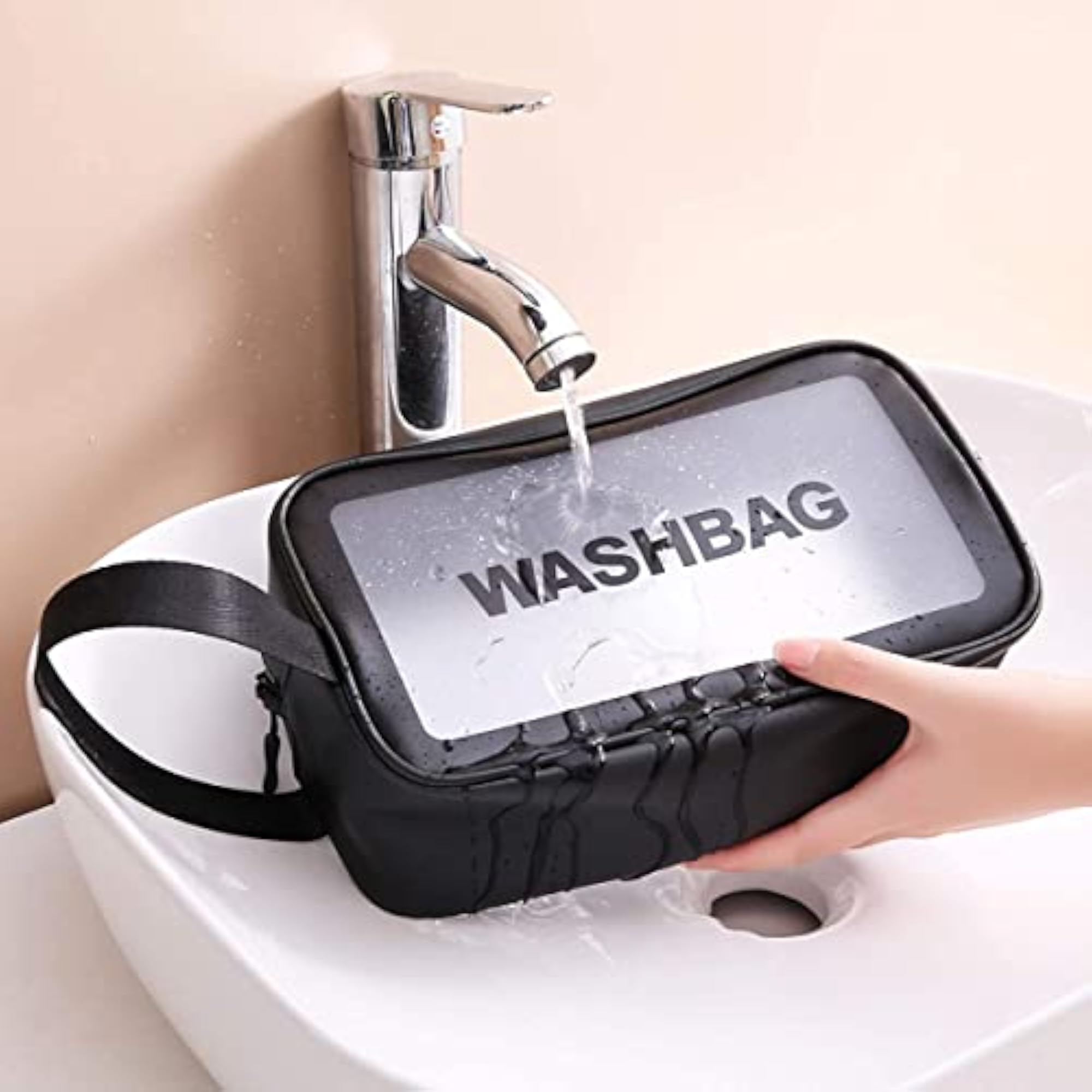 Makeup Pouch Set, Travel Toiletries Bag, Set of 3