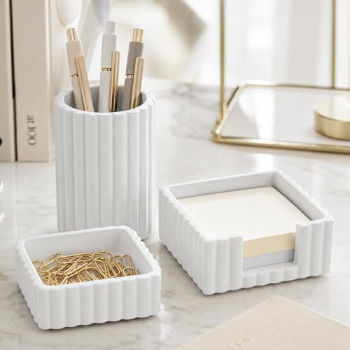 Concrete Desk Organizer Set for Teacher