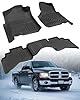 Car Floor Mats for Dodge Ram: Ram 1500 2002-2008 Crew Cab (Quad Cab) Ram 2500/3500 2003-2009 Crew Cab All-Weather Carpet Liners Front Rear Liners Custom Rubber Heavy Duty Truck Vehicle Accessories