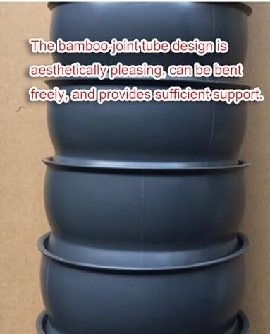 Flexible Welding Fume Extractor Hose - 4", 6", 8" Duct with Removable Hood for Smoke & Dust Collection - Industrial/Commercial Use (110mm/4.3in, 3.3ft/100cm)