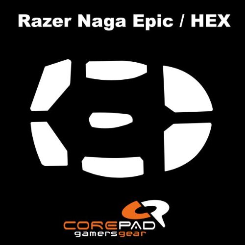 Corepad Skatez - Patins Teflon - Souris Pieds - Pro 53 - Razer Naga Epic