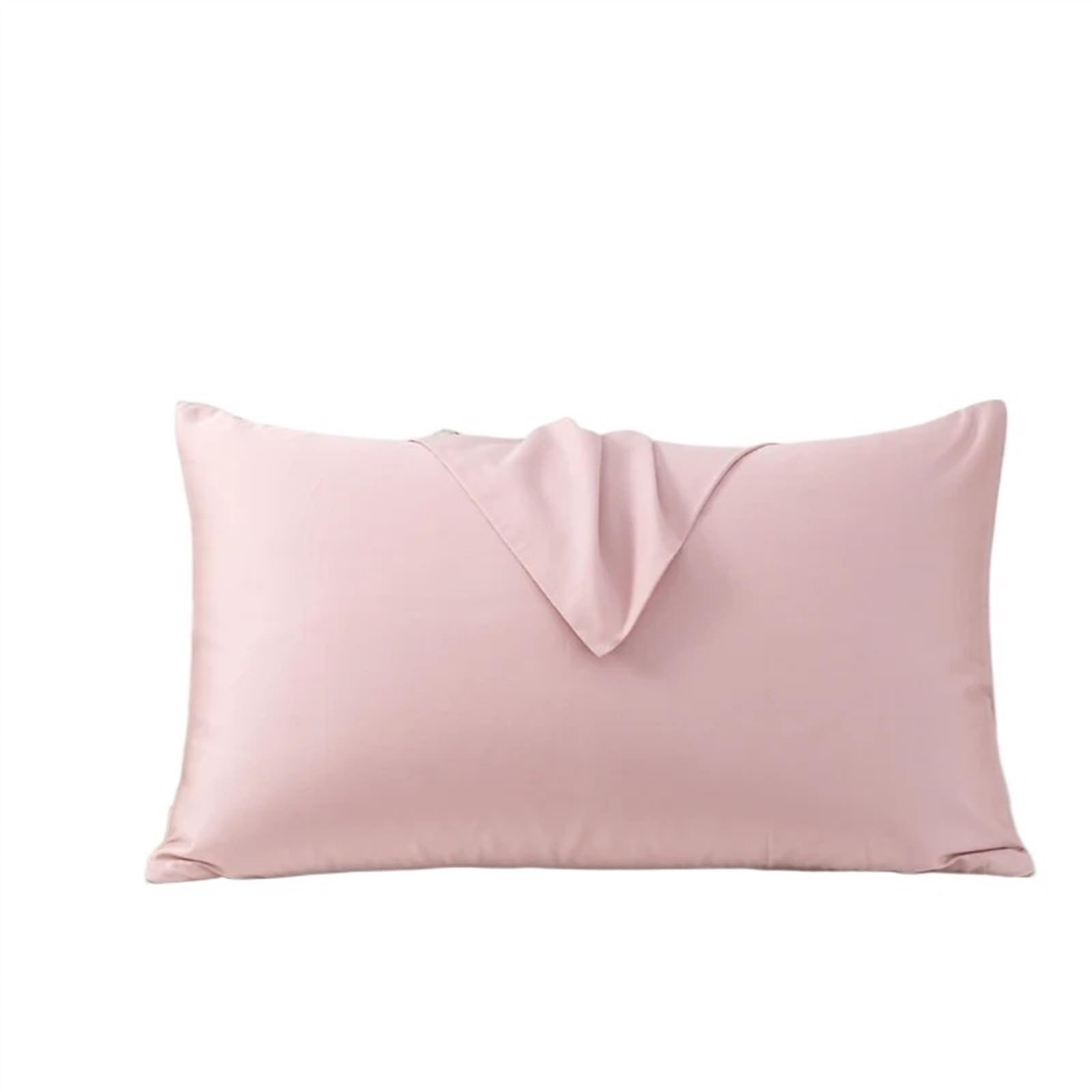 Satin Kissenbezug,Satin Kopfkissenbezug Baumwoll-Kissenbezug, einfarbig, for Zuhause, Hotel, Bettwäsche, Kissenbezug, kurzer Stil (Color : 4, Size : 70x70cm 2pcs)