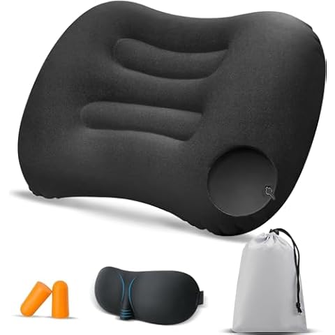 Prosixtoy Portable Wedge Pillow Inflatable Cushion - Body Positioners Lightweight Wedge Pillow for Sleeping, Leg Elevation, Use in Bed, Travel, Camping Cover