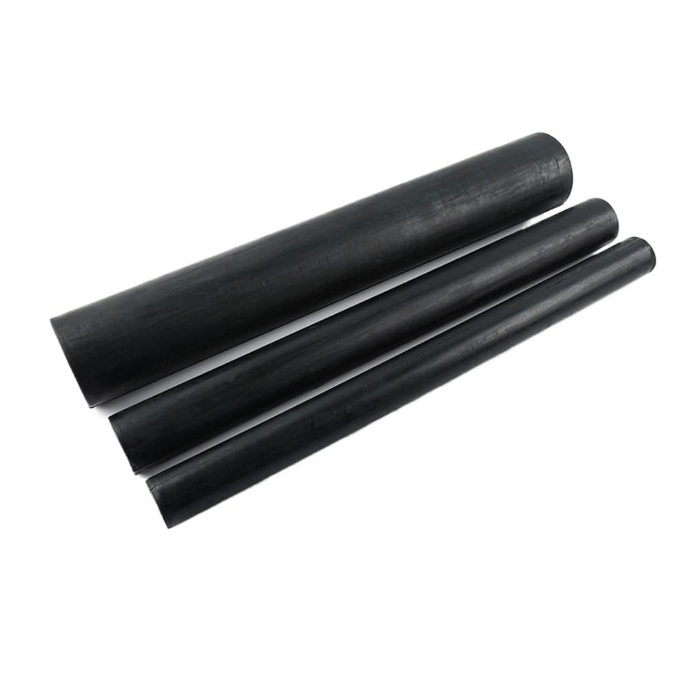 Barre in NBR Altamente Elastiche Resistenti all'olio, Barra in Gomma Naturale Nera, Barre tonde cilindriche Solide diam. 21/25/30/35/40~150 mm, 1 Pezzo(45x500mm)