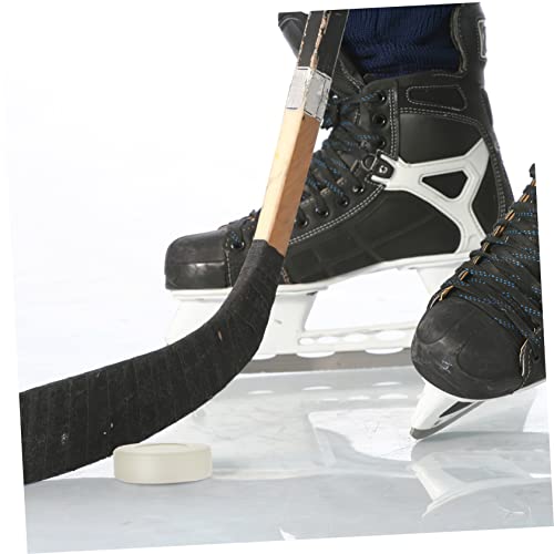 Discos luminosos de hóquei 3 peças disco de hóquei ar de biscoito verde hóquei no gelo puk almofadas