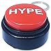 HYPE2Go: Keychain Hype Button | Hip Hop Air Horn Sound Effect Button (BATTERIES INCLUDED) Back to School Office Desk Sales Marketing Gag Gift Nut Funny Office Toy