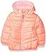 Pink Platinum Baby Girls Spray Foil Puffer