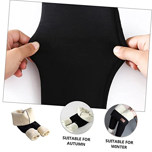 Adorainbow Calças Térmicas De Lã Para Senhoras Meias Marrons Meia-Calça Preta Para Leggings De Lã Pr