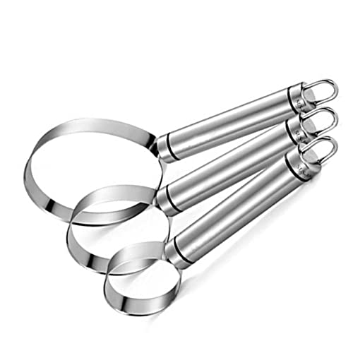 Cabilock Stainless Steel Fruit and Melon Cutters Removers Depulper Set 3 Sizes for Versatile Kitchen Use