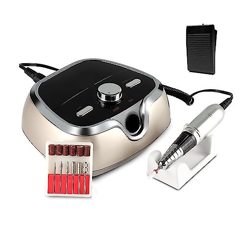 Professional-Nail-Drill-Machine-Low-Noise-35000RPM-Manicure-Machine-for-Manicure-Electric-Nail-File-with-Cutter-Nail-Art-Tools-with-Saves-More-Time-and-Money-Color-Roze-Size-A
