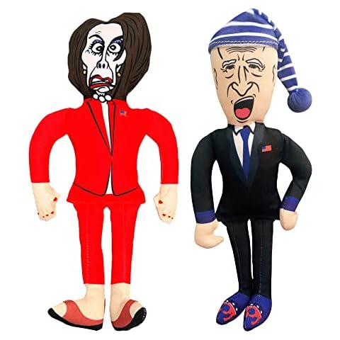 Republican Dogs Sleepy Joe Biden & Nancy Chew Toy Bundle Cover