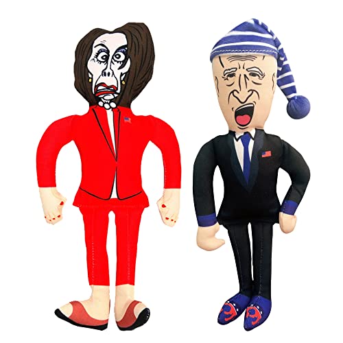 Republican Dogs Sleepy Joe Biden & Nancy Chew Toy Bundle