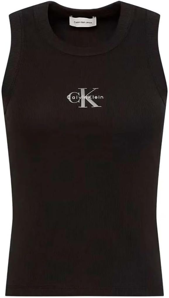 CALVIN KLEIN CALVIN KLEIN Kadın Marka Logolu Günlük Kullanıma Uygun Siyah T-Shirt LV047E200G UB1