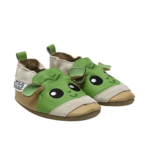 Image of Robeez Baby Boys and Unisex Soft Soles Slip-Resistant Crib Shoes Slippers Moccasins for Infant and Toddler, 0-24 Months