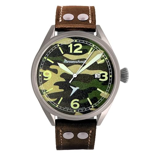 Montre d'aviateur Messerschmitt Aristo au quotidien, cuir vintage élégant