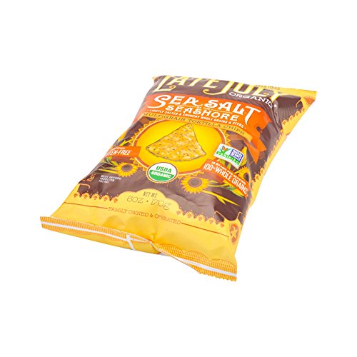 LATE JULY Snacks Multigrain Sea Salt by the Seashore Tortilla Chips, 6 oz. Bag