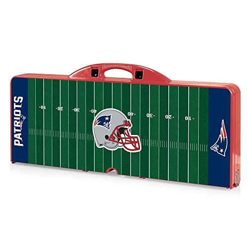 Image of Picnic TIME NFL Football Field Folding Picnic Table, Camping Table, Outdoor Table with Umbrella Hole