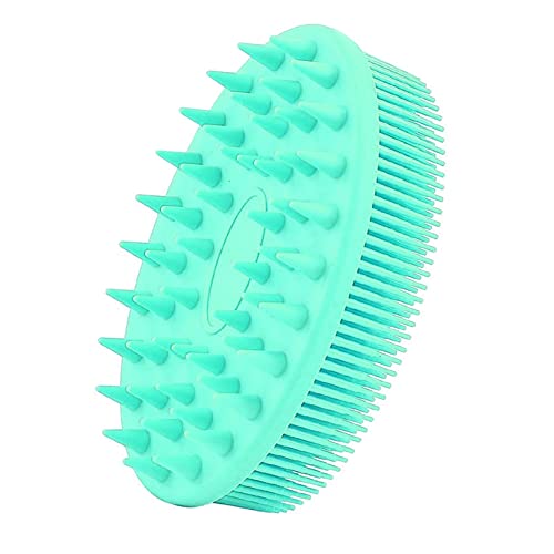 Brosse shampooing silicone bain douche et peigne massage cheveux vert