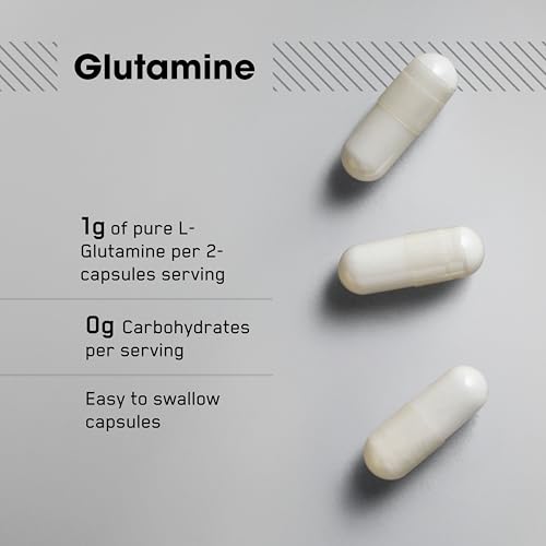 Optimum Nutrition L-Glutamine Muscle Recovery Capsules, 1000mg, 240 Count (Package May Vary) - Image 3