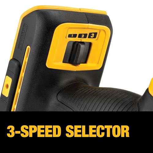 DEWALT 20V MAX XR Oscillating Multi-Tool Cordless, Variable Speed Brushless Motor Multitool with LED Light, Extended Runtime, Includes Two Wood Cutting Blades, Tool Only (DCS356B) by DEWALT - Image 5