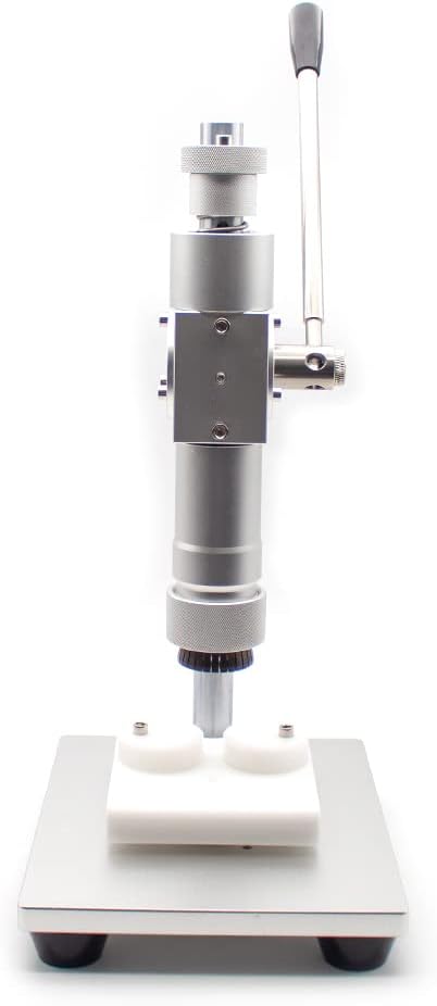 Manual Perfume Bottle Sealing Crimping Machine, Perfume Crimper Capper Metal Collar Cap Press Capping Machine (Bottle Mouth Outer Diameter 13MM)