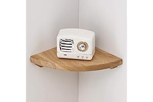 Oak Corner Shelf: Maximize Space with Our Floating Wall-Mounted Shelf
