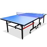 Tischtennisplatte Indoor-Tischtennisplatte Mit Rollen, Faltbares Profi-Tischtennis-Trainingsset, Büro/Fitnessstudio
