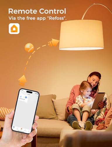 Refoss Smart Light Bulb b22 Bayonet WiFi Led Bulb 9W with Colour Changing Light, 810LM Dimmable (Warm/Cool) Smart Bulbs Works with Alexa(Echo and Echo Dot), Google Home - 1 Pack - Image 4