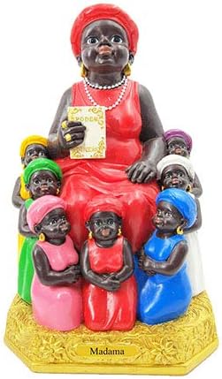 Poderosa Estatua de Madama Estatua de La Madama Madama con Siete Niños Estatua Estatua Católica