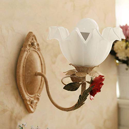 Lámpara de pared de hierro forjado ideal para iluminar el pasillo y dar vida a tu balcón 2