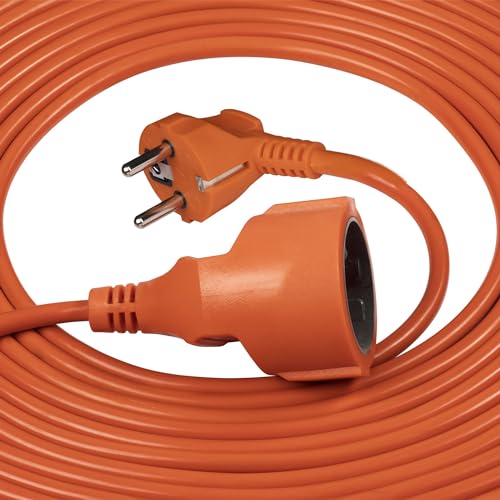 Przedłużacz Ogrodowy Kabel Ogrodowy Wersja Schuko IP20 Przedłużacz do Kosiarki Wersja Schuko IP20 Typ kabla: H05VV-F Prą