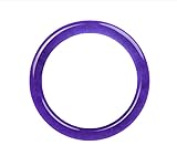 2.4in（60-61mm） natural purple color handmade jade stone bangle bracelet jade bracelet gift for women