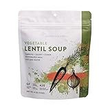 Heather’s Choice Vegetable Lentil Soup, Gluten-Free Backcountry Dinner, Vegan & Vegetarian Dehydrated Food for Backpacking, Camping, Hiking and Hunting