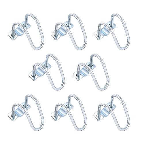 QUARKZMAN Cruzado-Conector Vertical Tubo Clip, 8uds Ajuste 1(25mm) a 1-1/4(32mm) Cruzada Hebilla Acero Cruz Tubo Abrazadera para Invernadero Toldo Marcos