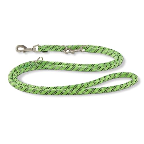 Wolters Führleine Everest reflektierend, Größe:300 cm x 9 mm, Farbe:Lime/schwarz