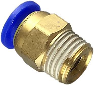 10PCS Pneumatic Fitting Push in Quick Connector Fittings PC6-01 PC6-02 PC8-01 PC8-02 PC4-m5 PC4-01 PC10-02 PC10-03 (Color : PC6 01)