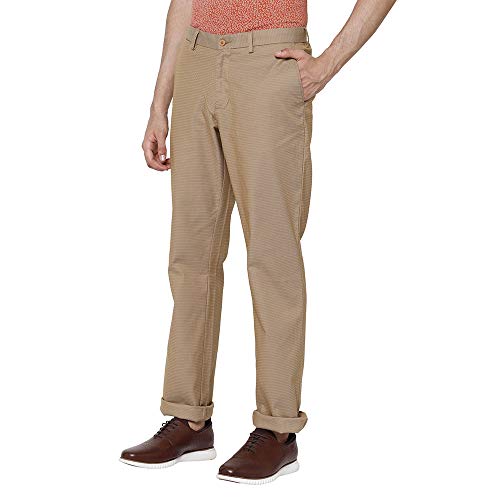 Image of Blackberrys Men's Cotton Slim Fit Casual Trousers