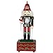 Produktbild Weihnachten Nussknacker Figur Weihnachtsschmuck, Soldat Auf Stand Weihnachtsdekorationen, Holz Nussknacker Weihnachtsdekorationen, Weihnachten Spieluhr Musical Nussknacker Home Decor Ornament