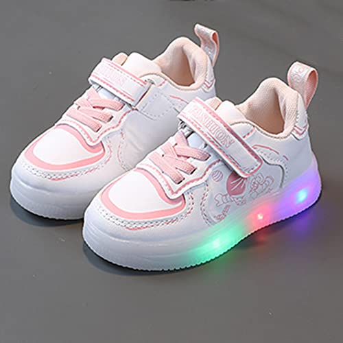 Kids Sneakers Boys Girls White Shoes Lo𝐰 Top Lac𝐞 Up Footwear for Toddler Big Kids Toddler Wide Shoes Boys Light Up2