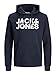 Produktbild JACK & JONES Herren JCORETAIL Sweat Hood NOV LTN Kapuzenpullover, Blau , S