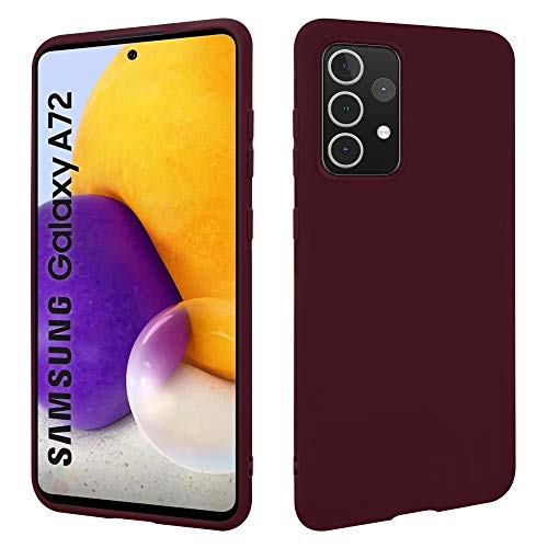 HSP - Funda para Samsung Galaxy A72, color rojo Cover