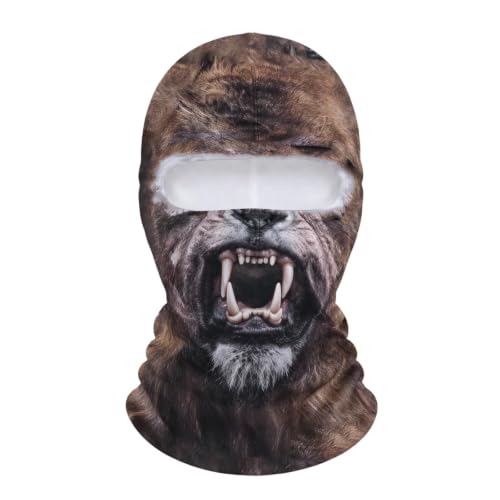 Old Man Ski Mask Funny Realistic Face - Ski Mask 3D Print Windproof Winter - image 1