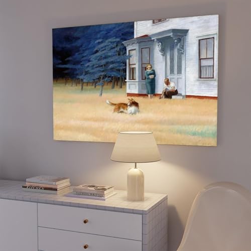 Toile Cape Cod Evening par Edward Hopper cadre suspendu 30x45cm - 7