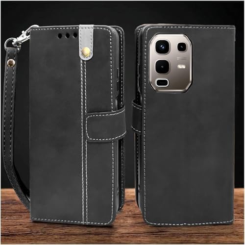 Excelsior Flip Cover for Infinix Note 50s 5G | Premium PU Leather | 360 Degree Protection (Black)